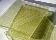 Sentryglas SGP Decorative Laminated Glass Metal Coated Polymer Fabric